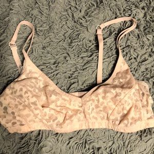 Blush/Cream Lace Bralette